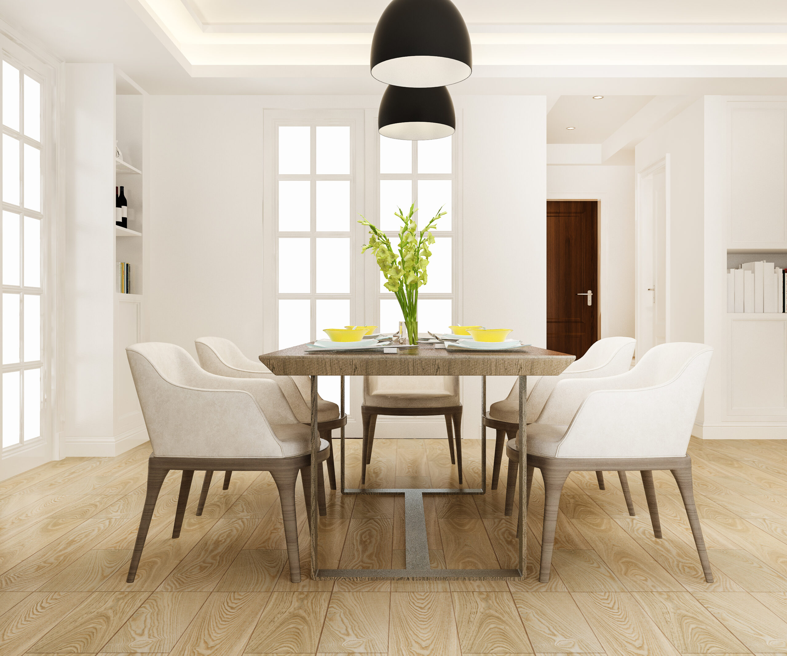 Elegant dining room setting